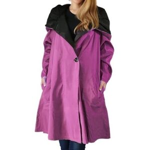 Mycra Pac Now Reversible Fuscia/ Black Raincoat